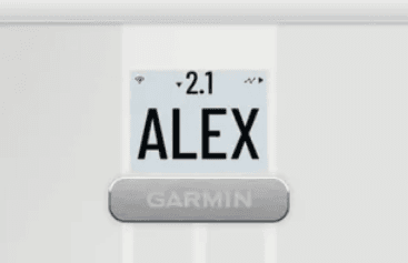Garmin Index S2 viedie svari, baltā krāsā