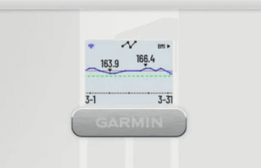 Garmin Index S2 viedie svari, baltā krāsā